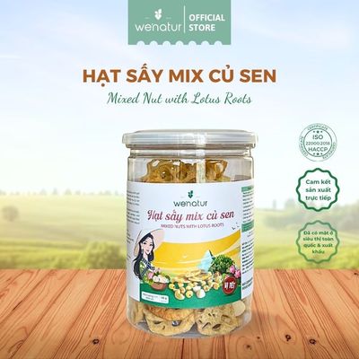 Hạt sấy mix củ sen we'natur 125g
