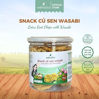Snack Củ Sen Wasabi we'natur 50g