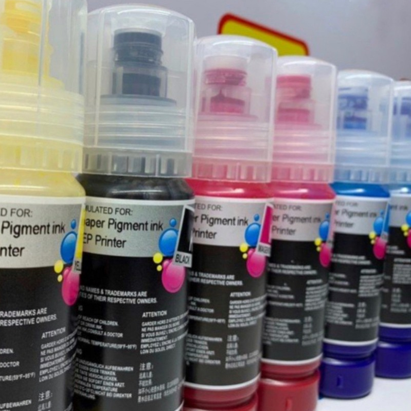 Mực pigment Art Ultra plus vòi châm thông minh dùng cho Epson L8050/L18050/3210/L3250/L1210/L1250/L4260/L805/L121/PVC