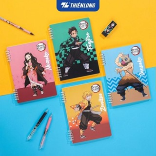 SỔ LÒ XO A5 THIÊN LONG ĐƯỜNG KẺ NGANG NHÂN VẬT DEMON SLAYER - Chống lem, chống lóa mắt MB-023/DS