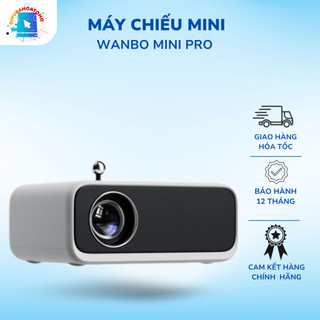 Máy chiếu Wanbo Mini Pro - Máy Chiếu Mini Gía Rẻ, Độ Phân Giải HD, Hệ Điều Hành Android