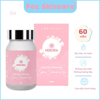 Viên uống Hebora Premium Sakura Damask Rose Nhật Bản tỏa hương, thơm cơ thể 60 viên - Foxskincare