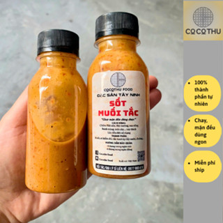 Sốt muối tắc cay 140g (chai nhỏ) Cocothu Food muối sệt chấm bánh tráng, muối chấm hải sản