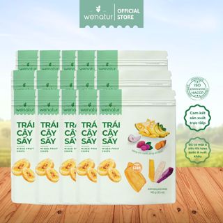 Combo Trái Cây Sấy Thập Cẩm Không Đường 100g we'natur