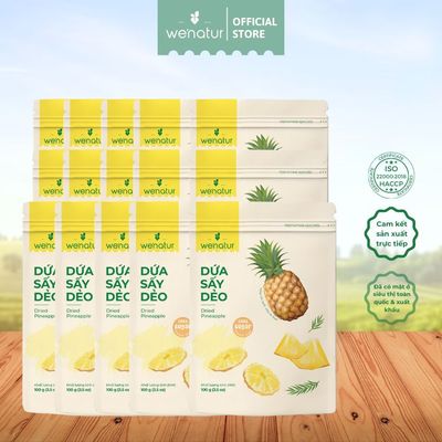 [COMBO SỈ GIÁ TỐT] Combo Dứa Sấy Dẻo 100g we'natur