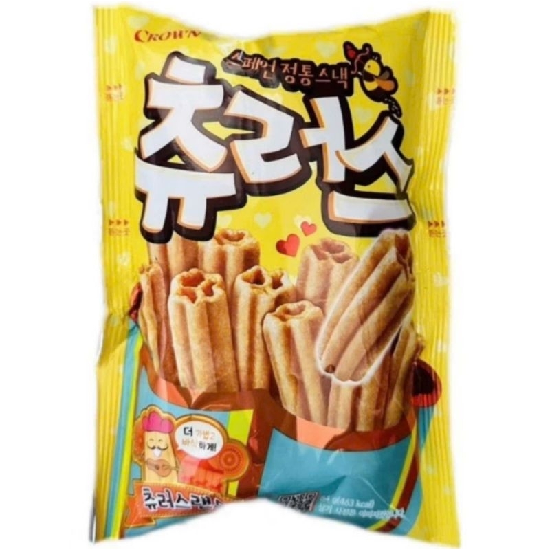 Bánh churros Crown 84g nhập khẩu Hàn Quốc