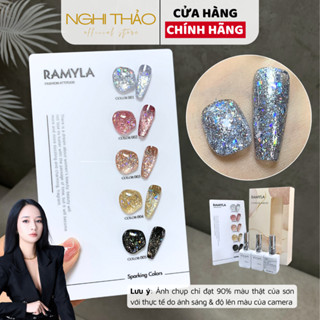 Set sơn gel nhũ bắt sáng RAMYLA 5 màu Nghi Thảo