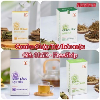 Trà Cà Gai Leo Túi Lọc - Trà Thải Độc Gan Cà Gai Leo Rau Má Tâm Đạo - mát gan, thanh lọc cơ thể Hộp 30 túi