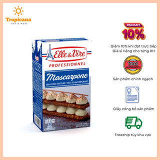 Phô Mai Kem Mascarpone Elle&Vire - Hộp 1L