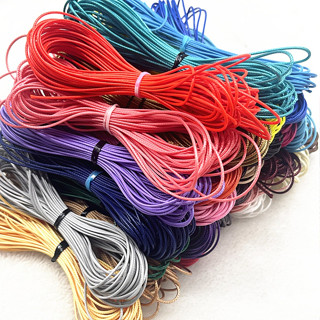 Bó 10m dây sáp bóng 0.5mm -1mm đan vòng tay, dây sáp xỏ hạt làm phụ kiện trang sức handmade phong cách Hàn Quốc