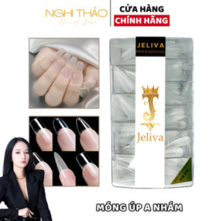 Móng úp tay nhám JELIVA A hộp 500 móng NGHI THẢO