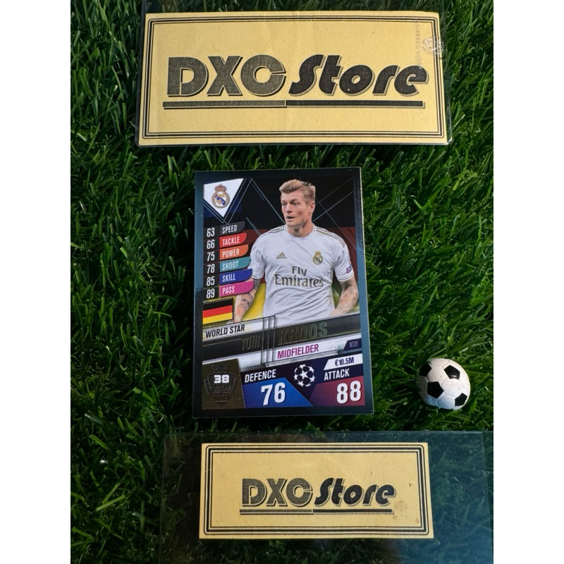 [ CHÍNH HÃNG ] - WORLD STAR - TOPPS MATCH ATTAX 101 2020 - TONI KROOS (REAL MADRID)