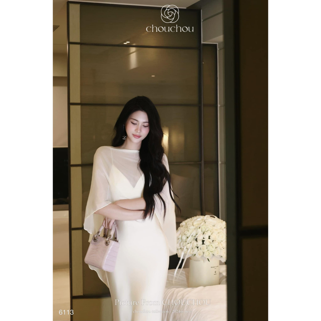 Đầm Lụa Bigsize Nista Có Mút Dáng Đuôi Cá Kèm Áo Choàng Tơ Sang Trọng Bigsize Từ 55 Đến 90 Ký PhTh03 | BigBuy360 - bigbuy360.vn