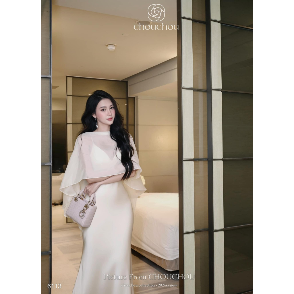 Đầm Lụa Bigsize Nista Có Mút Dáng Đuôi Cá Kèm Áo Choàng Tơ Sang Trọng Bigsize Từ 55 Đến 90 Ký PhTh03 | BigBuy360 - bigbuy360.vn