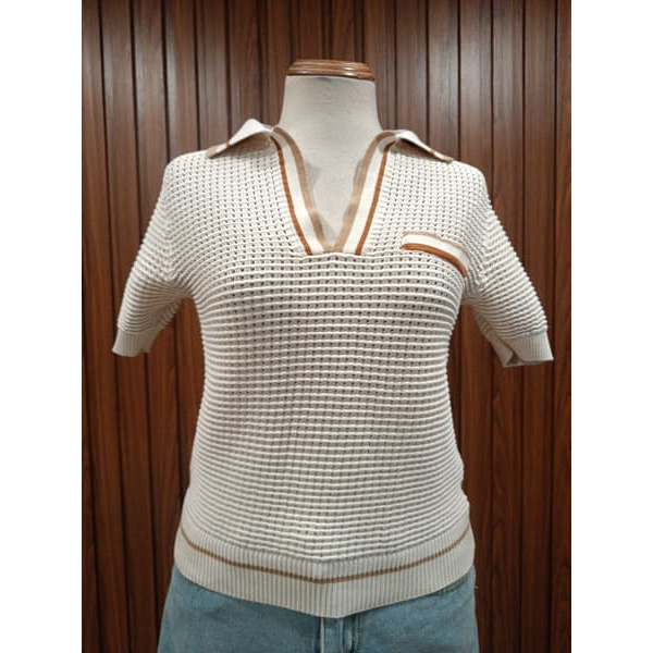 NO.NEUF thanh lý - Áo len cổ V bymo - Size S