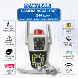 Camera Thông Minh Yoosee Q44 - Đàm Thoại 2 Chiều - Cảnh Báo Chống Trộm - Độ Phân Giải 12.0MP - T...