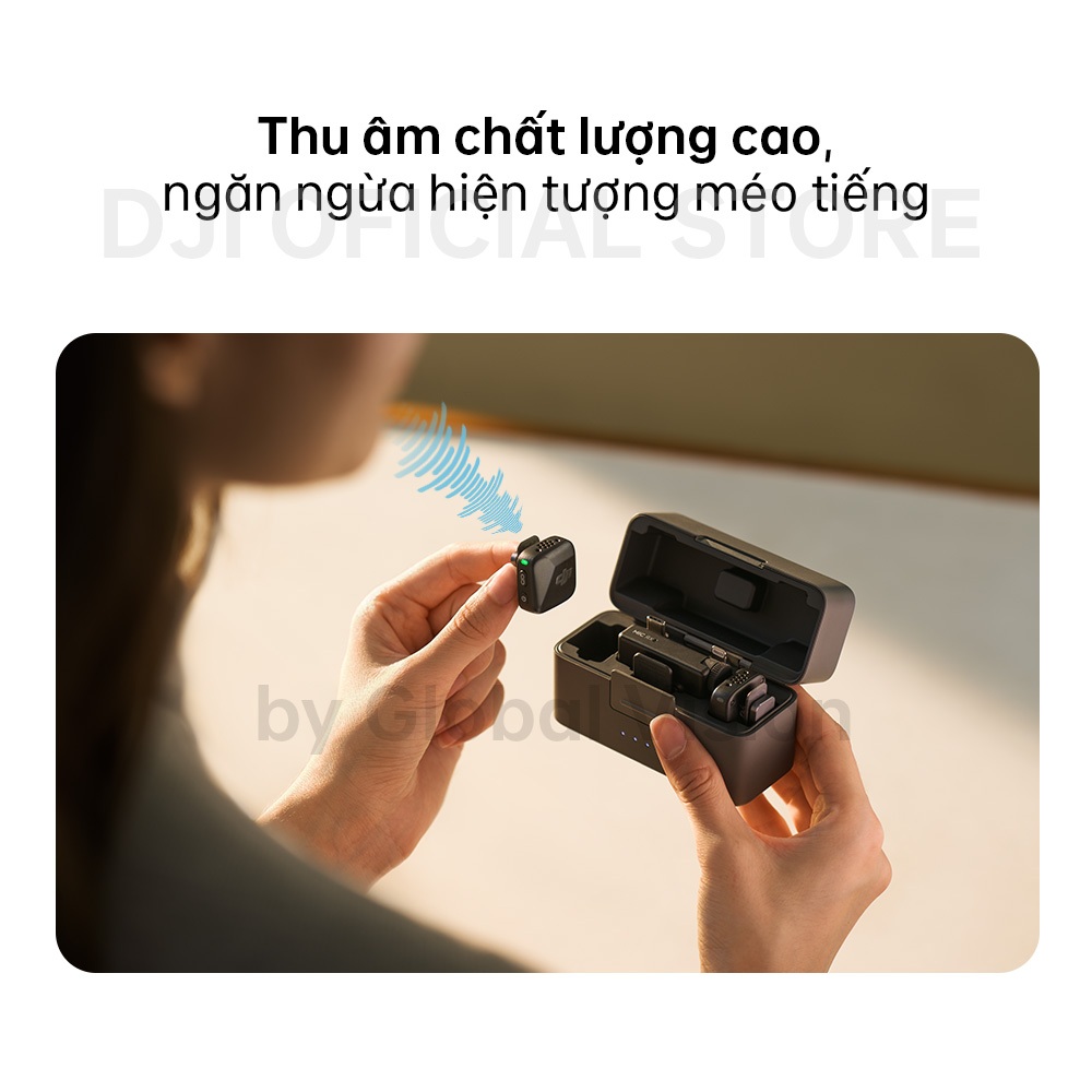 DJI thiết bị quay vlog Mic Mini thu âm không dây nhỏ gọn khử ồn 2 cấp độ, camera hành động chính hãng (DJI Mic Mini) | BigBuy360 - bigbuy360.vn