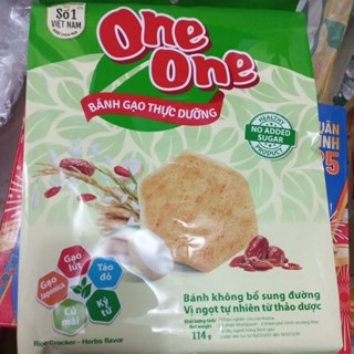 Bánh gạo thực dưỡng One one 114g