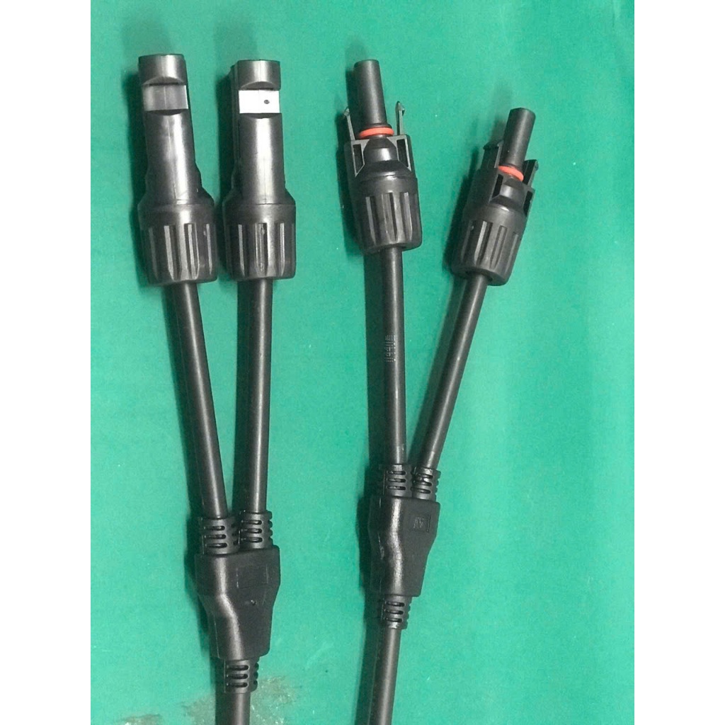 Jack kết nối MC4 chữ Y, kết nối tấm solar,  Một cặp MC4-Y