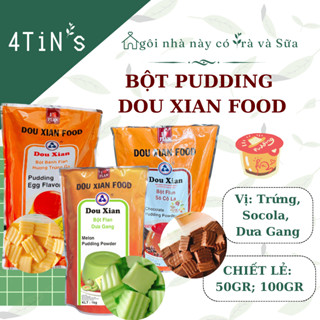 Bột Pudding Douxian Trứng/ Socola/ Dưa Lưới - Chiết Lẻ