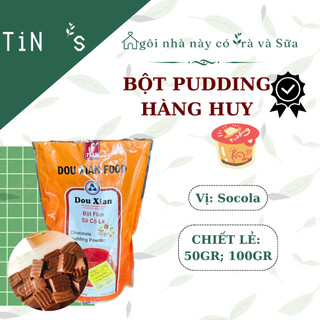 Bột Pudding Douxian Trứng/ Socola/ Dưa Lưới - Chiết Lẻ
