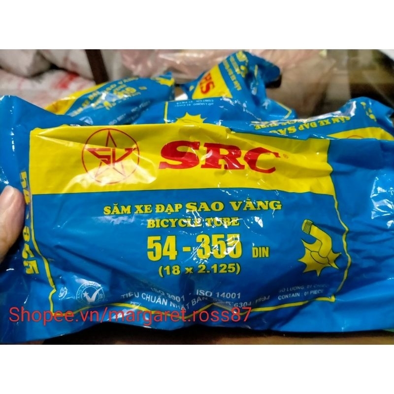 RUỘT, SĂM XE ĐIỆN 18x2.125 SAO VÀNG