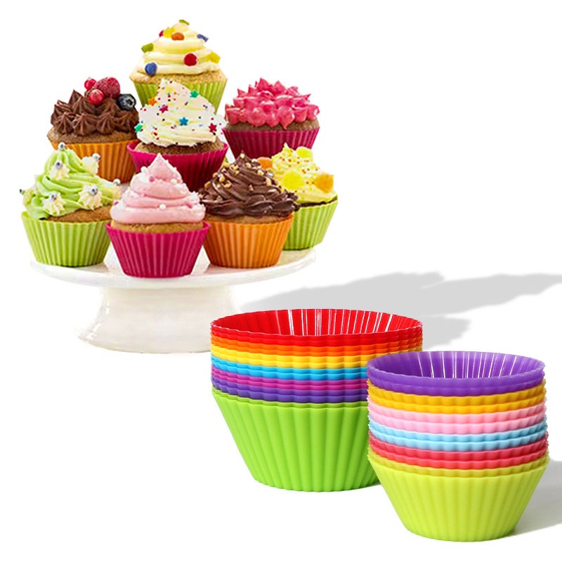 Khuôn Cupcake Muffin Silicon Làm Bánh