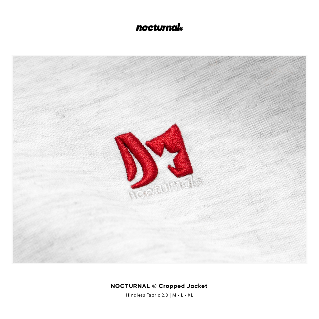 Áo Khoác Nỉ NOCTURNAL Cropped Jacket Vải Hindless Fabric 2.0 Unisex Local Brand | BigBuy360 - bigbuy360.vn