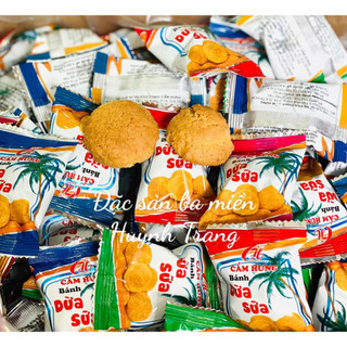 500g/200g Bánh Dừa Sữa Nướng (Dừa Đá) Bao Bì Từng Cái Béo Thơm Ngon
