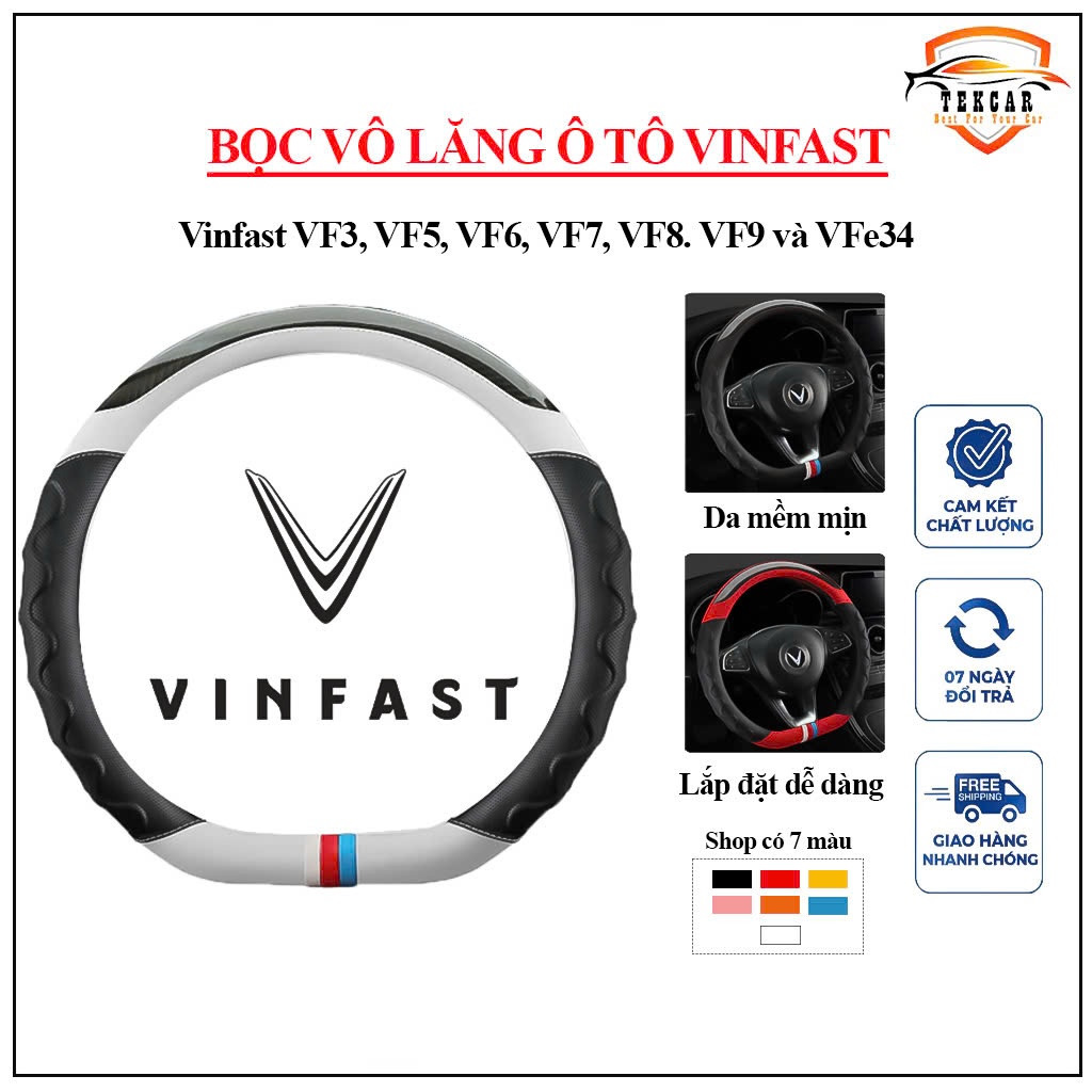 Bọc Vô Lăng DCUT Cho Xe Ô Tô VinFast
