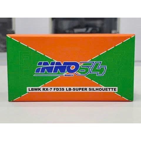 Xe Mô Hình Mazda RX-7 FD3S LBWK LB-Super Sihouette Tokyo 2024 1:64 Inno