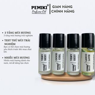 Tinh dầu nước hoa dubai PEMIKI nước hoa nữ mini dạng lăn 3.5ml thơm lâu - Pemiki Store