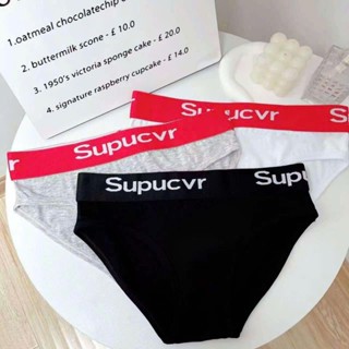 (Hot Trend) Quần lót Nữ vải cotton co giãn và thấm hút mồ hôi tốt, cạp lưng vừa có chữ, phong cách Tomboy cá tính