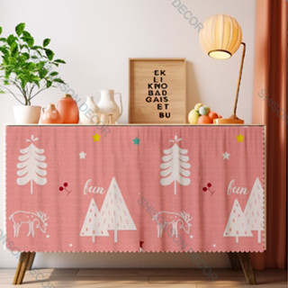 Rèm dán 1 LỚP tủ bếp, rèm dán kệ tủ trang trí chống bụi nhiều họa tiết kích thước Shisonson Decor