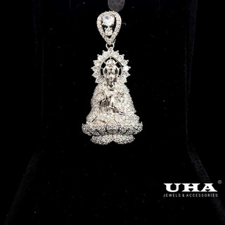  M1592 Mặt và dây chuyền nữ thiết kế hình phật quan âm sang trọng UHA Women 