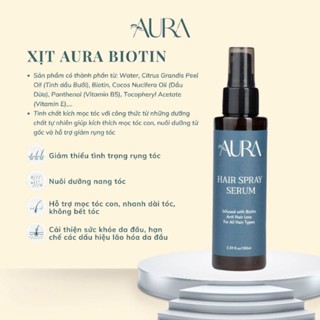 Xịt Kích Mọc Tóc Aura Biotin