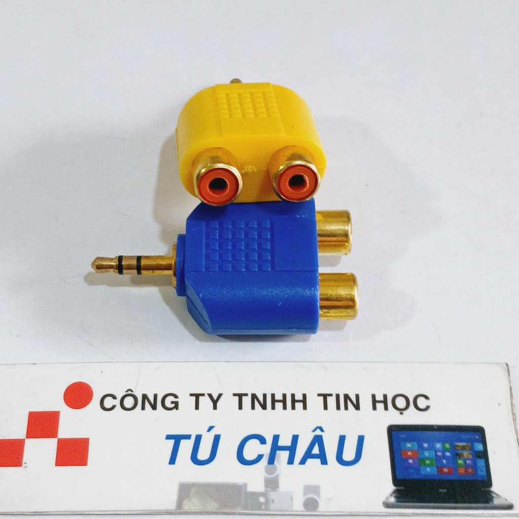 Đầu chuyển âm thanh 1 ra 2: Chuẩn 3.5 ly ra 2 AV Cái / Đầu AV Đực ra 2 AV Cái  / Giá bán 2 Đầu