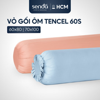 Vỏ gối ôm Lụa Tencel Sen Đá Bedding 70x100 35x100cm cao cấp trơn màu, bao áo gối ôm người lớn có dây kéo khóa