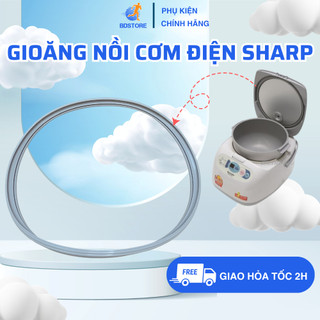  Gioăng Nồi Cơm Điện SHARP 1.8L Dùng Cho Model KS-ZT18 KS-ZA181 KS-M182 Chất Liệu Cao Su Cao Cấp Bền Đẹp 