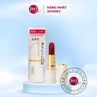 (Date Xa) Son thỏi Cezanne nhật bản Lasting Lip Color N Đỏ cam 501, 406, 407, 105, 504, 402