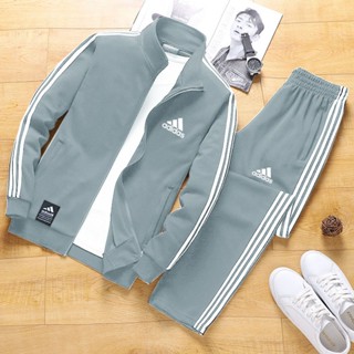 Bộ quần áo thể thao nam thu đông Adidas chất liệu Umi Cotton cao cấp