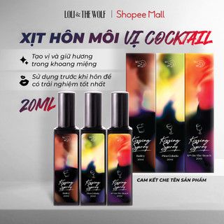  Xịt Thơm Miệng Kissing Spray Loli & The Wolf On Vị Cocktail Chìm Đắm Hương Bạc Hà The Mát Chai 20ml 