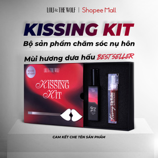  Bộ Quà Tặng BOX KISSING KIT Chăm Sóc Nụ Hôn Loli & The Wolf On: 1 Xịt Thơm Miệng 20ml + 1 Son Dưỡng Hôn 5ml Mùi Dưa Hấu 