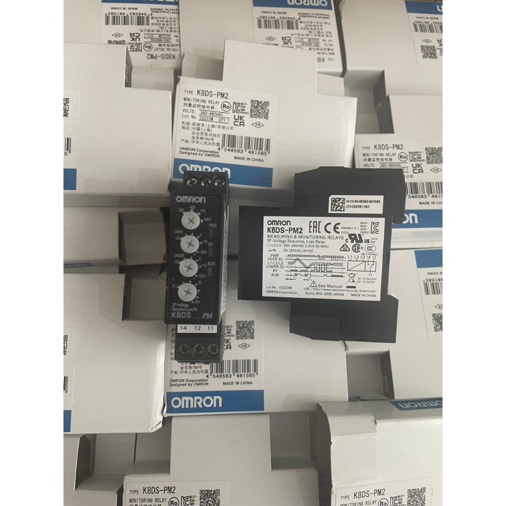 Rơle bảo vệ điện áp Omron K8DS-PM2