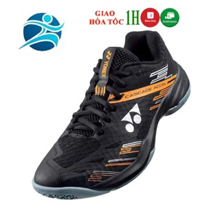 giày cầu lông yonex CA1EX mẫu mới màu đen orange cam phù hợp cho cả nam và nữ bảo hành 12 tháng êm chân thoáng khí