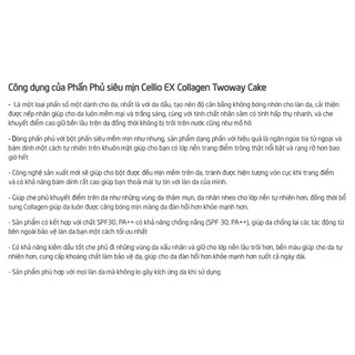 Phấn Phủ Cellio Hai Lõi Shining Ex Twoway Cake