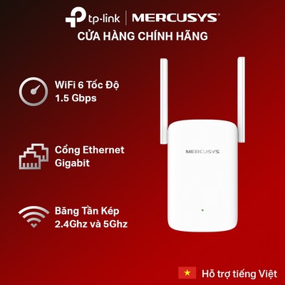[Bộ Kích Sóng Wi-Fi 6] Mercusys ME60X AX1500 | Mở Rộng Sóng Hiệu Suất Cao, Lướt Mượt Toàn Nhà