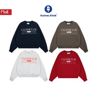 Áo Sweater XXV MAIN CHARACTER Calem.Club chất nỉ bông họa tiết chữ thêu form boxy unisex nam nữ