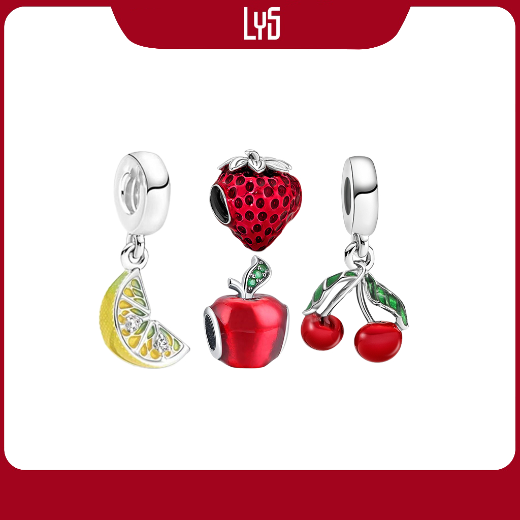 Charm Bạc Lys Bộ Sưu Tập Trái Cây - Charm Bạc S925 cao cấp
