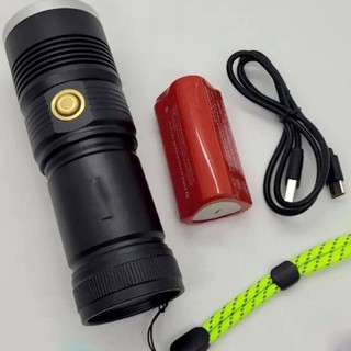 Đèn pin siêu sáng cầm tay 1122 chiếu xa 800m Zoom xa gần, pin trâu 12000mAh, chống nước, kiêm sạc dự phòng